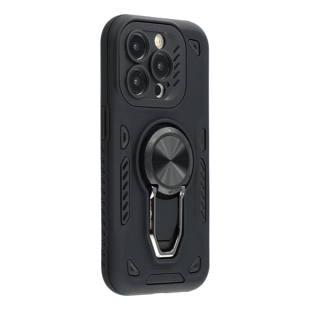 For iPhone 14 Pro Max Case with Kickstand Shockproof TPU+PC Phone Back Cover