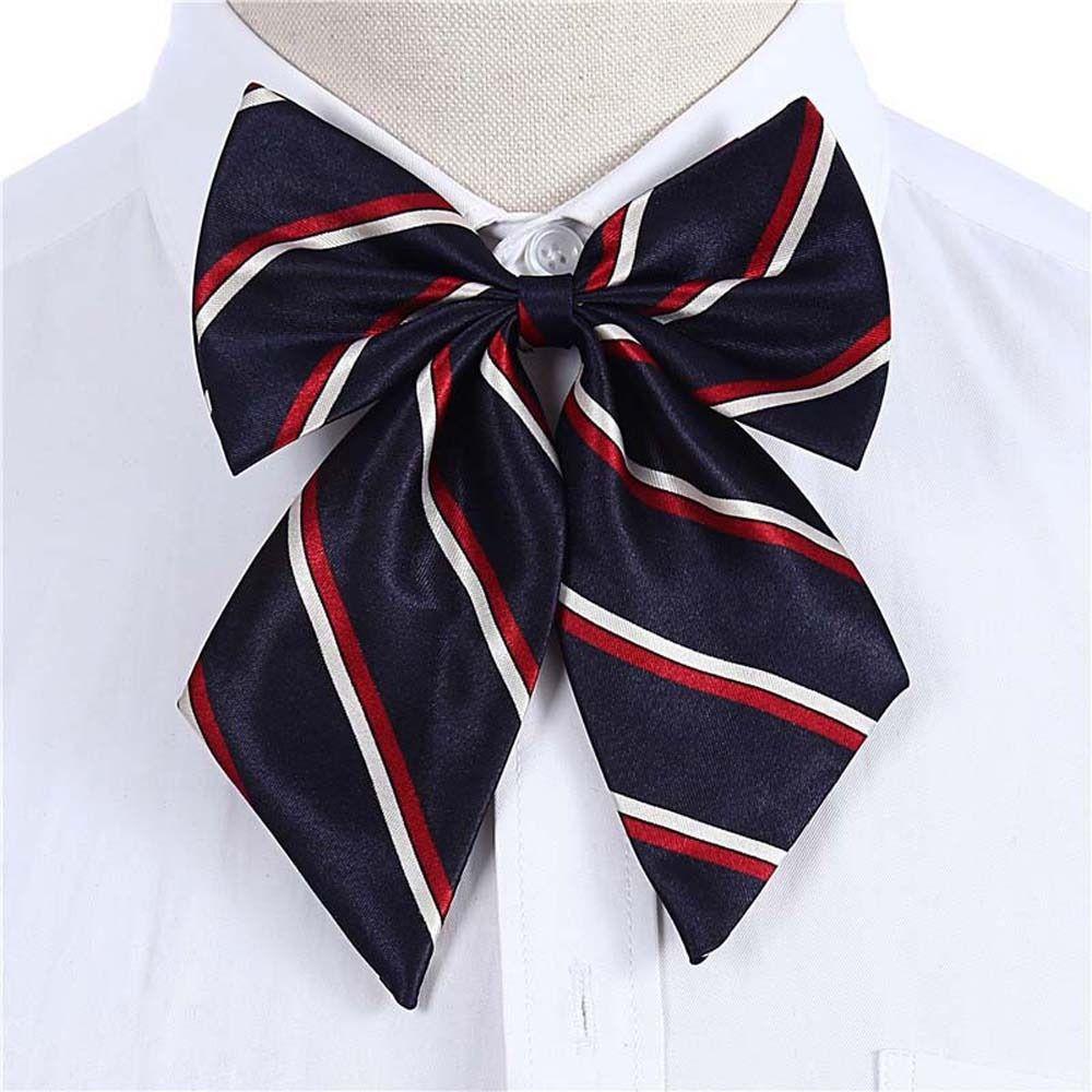 Корейский стиль стюардесса авиакомпании галстук в горошек JK униформа галстуки-бабочки галстуки с бантом дамы/девочки