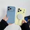 Жидкий силиконовый магнитный чехол для iPhone 17 Air 16 15 14 Plus 13 12 Pro Max для защиты камеры Матовая крышка