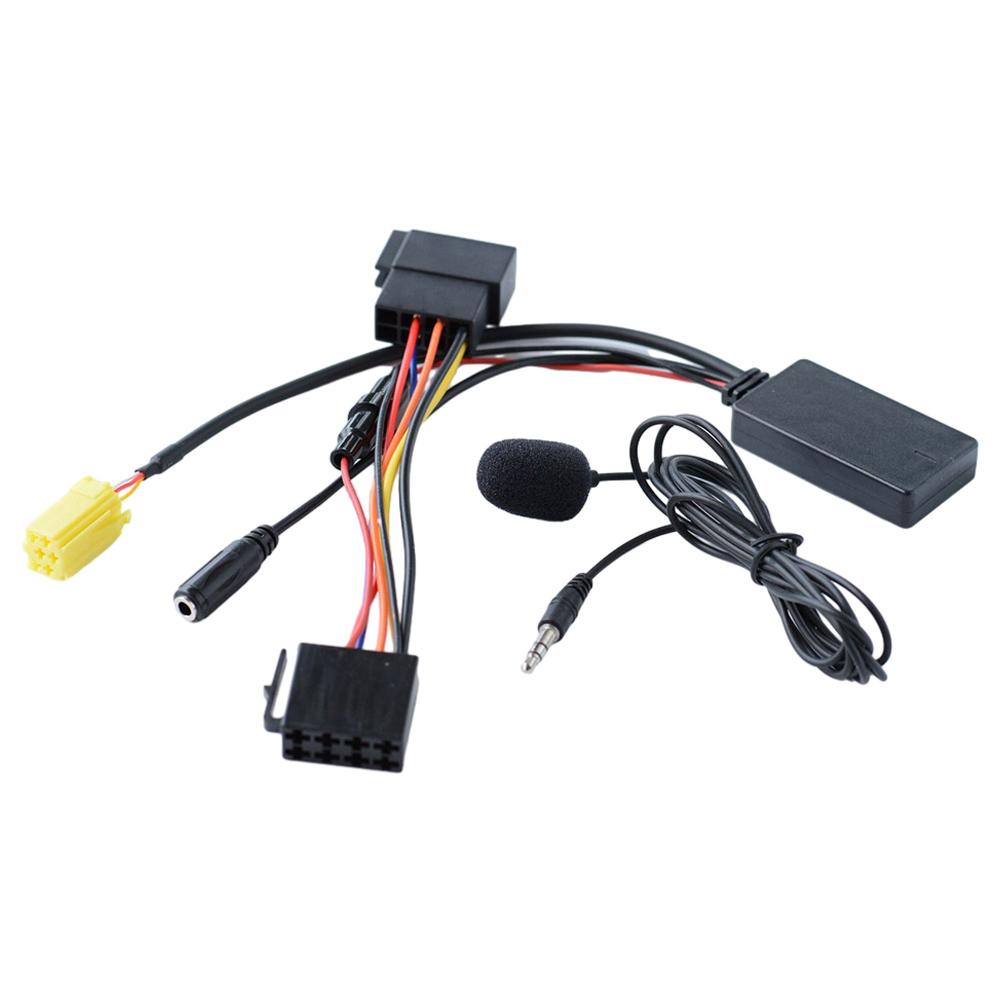 6-контактный аудиоадаптер для автомобиля, совместимый с для 159 500 для Fortwo 451, высокоскоростная передача и шумоподавление