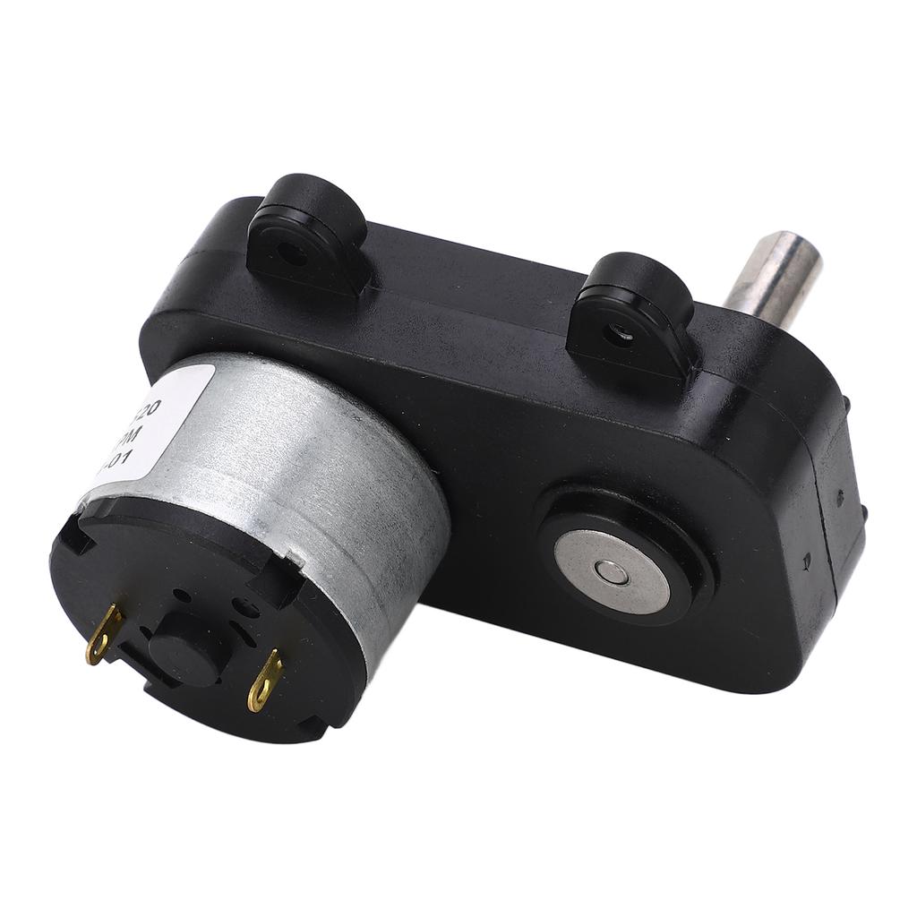 200RPM DC Speed Reduction Geared Motor Low Noise Self Locking Worm Gear Motor DC5V