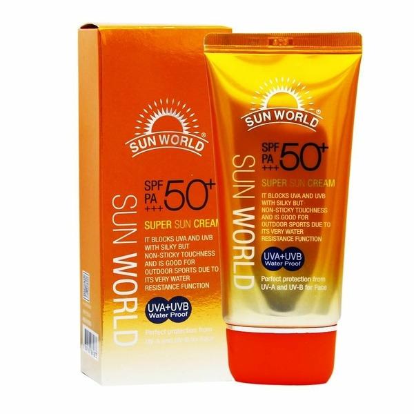 Sun World Супер Солнцезащитный Крем 80 мл SPF 50+ PA+++ (WBA99FD)