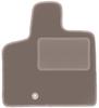 Beige driver's mat for: Lancia Voyager 7 seater (2011-2016)