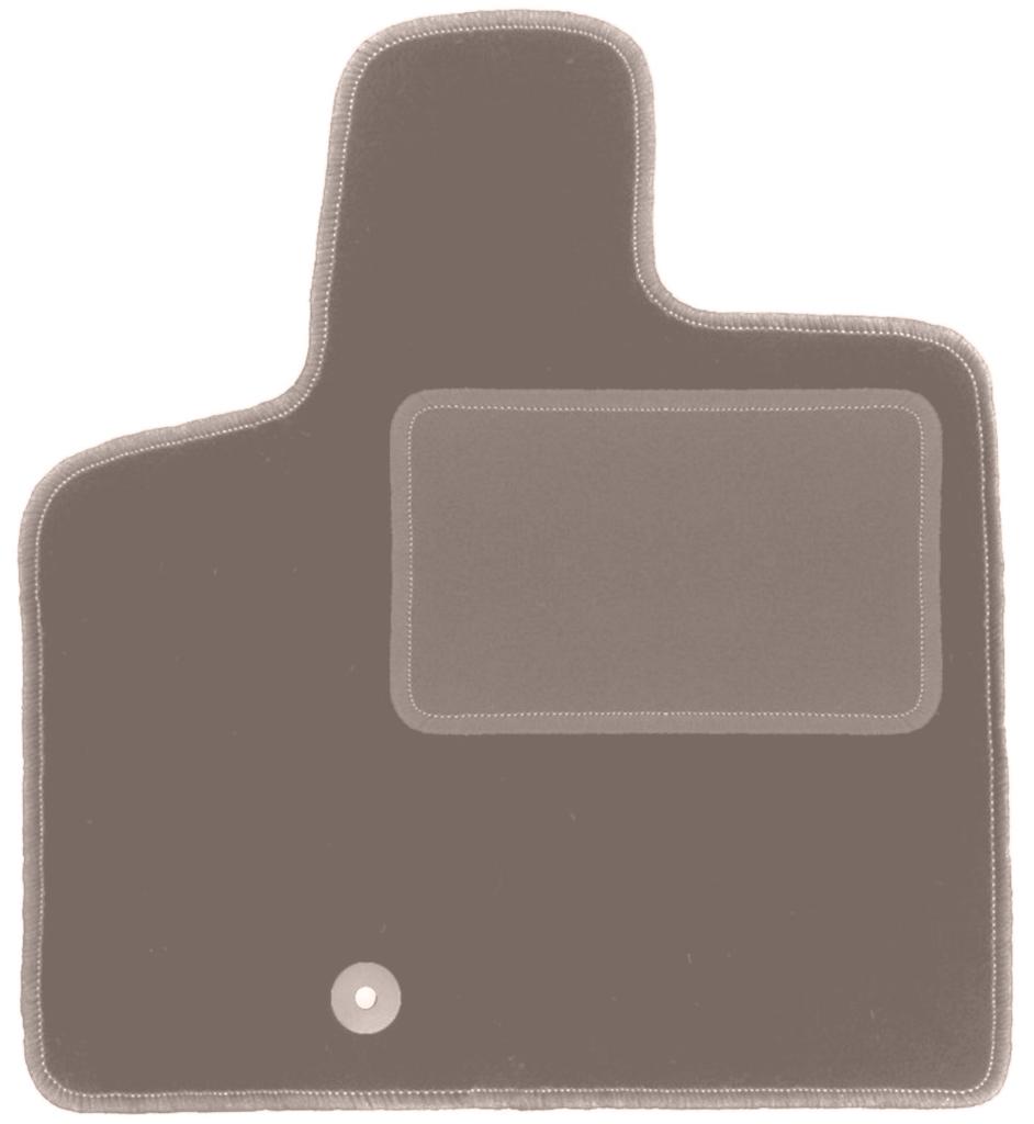 Beige driver's mat for: Lancia Voyager 7 seater (2011-2016)