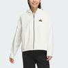 Adidas FW24 Softshell Hooded Modern Series Water-Remove Warm Casual Long Sleeve Jacket Women Jackets Han-Jade-White JX6833