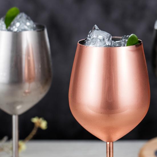 530 мл стеклянный бокал из нержавеющей стали для красного вина, виски, домашний кубок, чашка для сока, напитка