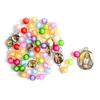 1PC Seven Sorrows of Mary Rosary Chaplet Acrylic Beads Catholic Jewelry Necklace for Women Men