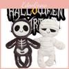 Новая плюшевая игрушка-кукла скелет и мумия на Хэллоуин, брелок, доступен индивидуальный логотип для оптовой продажи