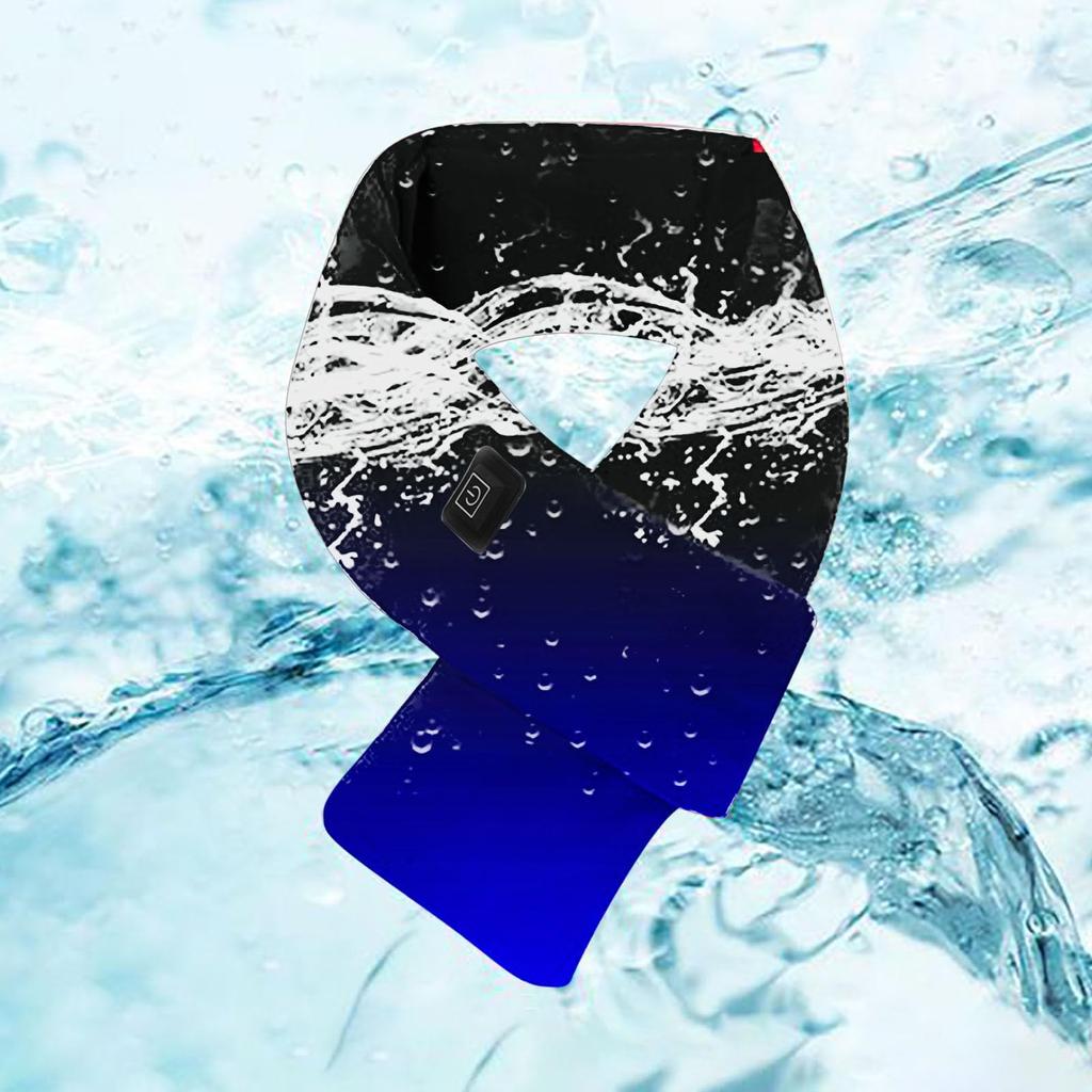 Women's Heated Scarf USB Smart Charging Three-Gear Adjustment Winter Warm Scarves Cute Fashion Unisex Scarf Pad