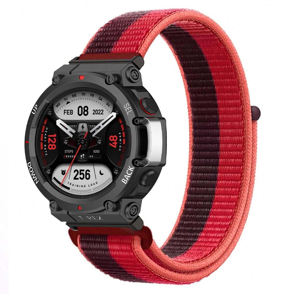 Нейлоновый ремешок-петля для умных часов Huami Amazfit T-REX 3/2, женский/мужской браслет для Amazfit T-Rex/T-Rex Pro, ремешок на запястье Correa