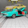 NEW 1:24 Chevrolet Chevelle 454 1970 Alloy Racing Car Model Sound and Light Pull Back Children's Toy Collectibles Birthday gift