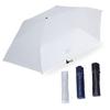 Mizuno Lightweight Large Size Folding Umbrella Parasol First Class Shading UV Protection For Sunny and Rainy Days 6 Ribs 60cm Regular Logo 52421 White