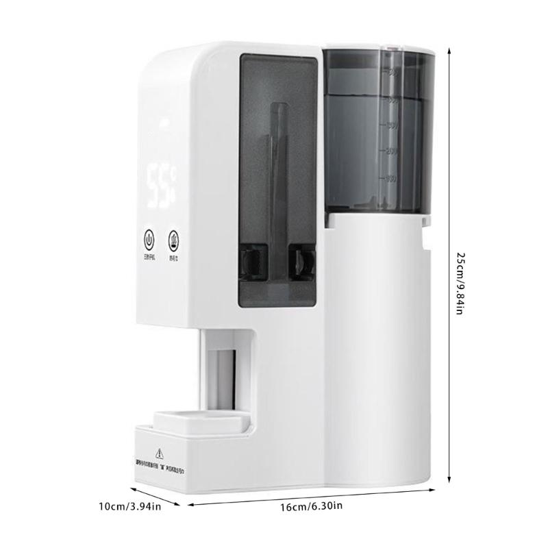 Подогреватель полотенец для лица с интеллектуальным контролем температуры, функция безопасности, резервуар 500 мл для бережного снятия макияжа