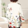 Women's Casual And Fashionable  Printed Lightweight Mid Length Jacket Cardigan Cardigan