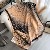 Warm Winter Scarf for Women Luxury Leopard Pashmina Shawls Thick Cashmere Blanket Chunky Stoles Lady Elegant Poncho Bufanda