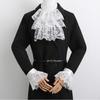 Lace Jabot and Cuffs Set White Detachable Neck for Cosplay