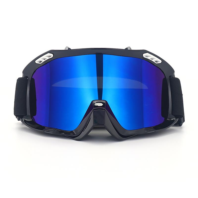 2 Pcs Dirt Bike Goggles, Motorcycle ATV Goggles Riding Goggles Ski Goggles Windproof Glasses Racing Motocross Goggles