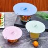 2pcs Silicone Pan Cover Multi-Function Boil Over Spill Lid High Quality Sealing Cap Kitchen