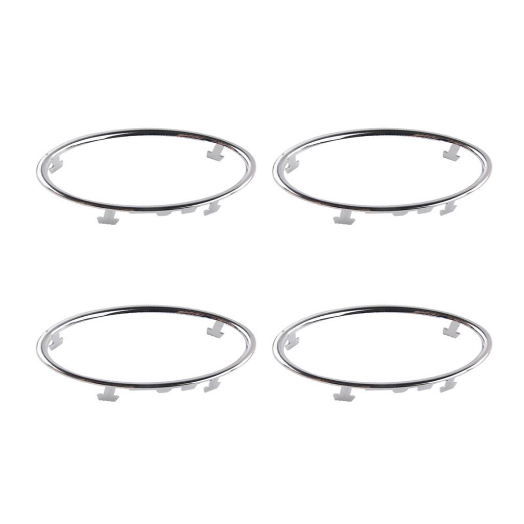 4 шт. Автомобильный кондиционер отделка выходного отверстия крышка украшения круг кольца наклейка автомобильный аксессуар для роскошного салона сенсорный