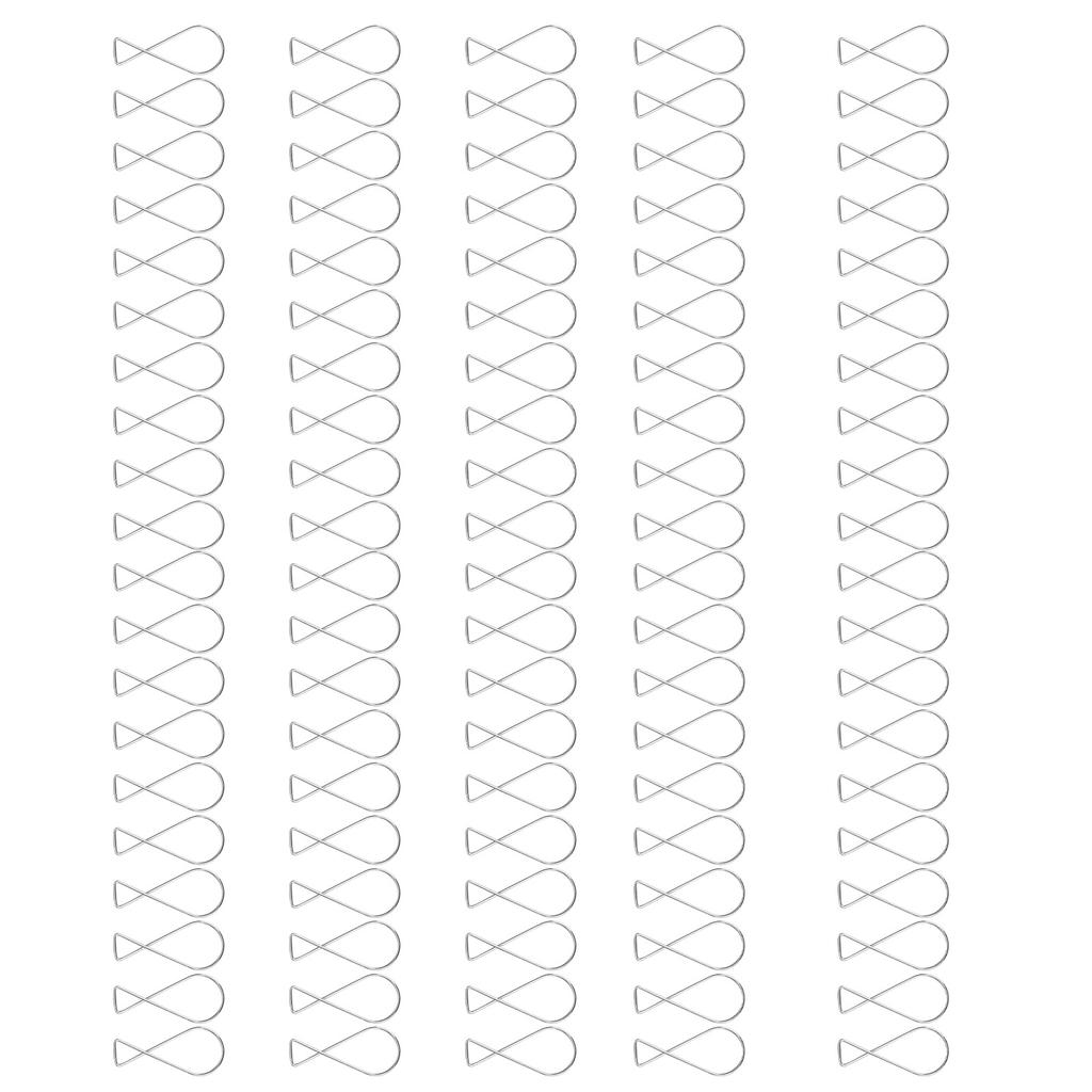 100 шт. подвесной крючок оцинкованная сталь автоматические отскакивающие зажимы потолочные декоративные пряжки