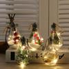 Transparent Luminous LED Night Light Ball Hanging Pendant Christmas Tree Decor AVE