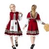 Halloween Parent-child Costume Drama Performance Costume Little Red Riding Hood Red Patch Pastoral Dress