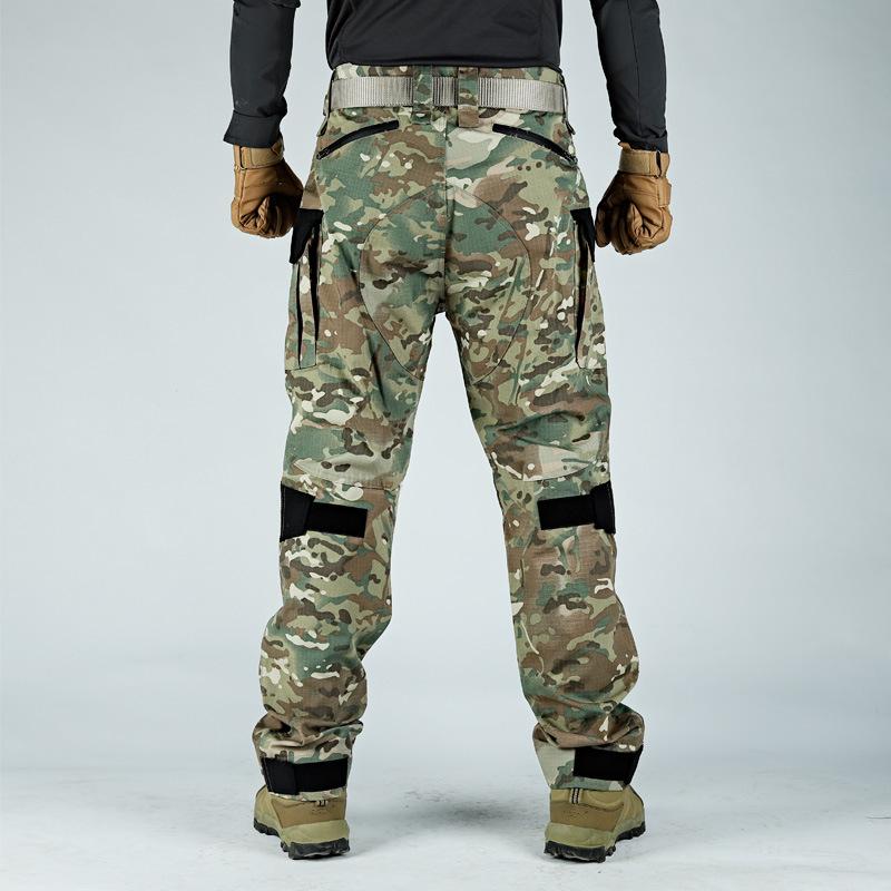 Мужские тактические брюки-карго, повседневные износостойкие военные брюки с множеством карманов, свободные брюки для прогулок на открытом воздухе, мужские бегуны