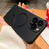 Роскошный матовый чехол Magsafe с беспроводной зарядкой для iPhone 12 13 14 15 Pro Max, магнитный противоударный чехол-бампер