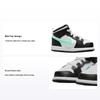Кроссовки Air 1 Mid TD Green Glow Baby черные белые DQ8425-103