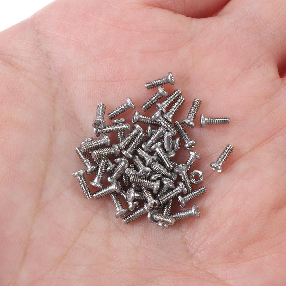 600шт M1 M1.2 M1.4 M1.6 Винты Гайки Ассортиментный комплект Миниатюрные винты Часы Без очков Электроника