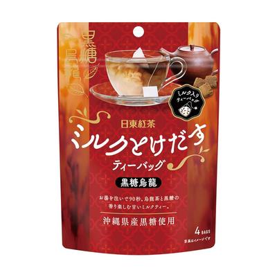 Mitsui Norin Nitto Черный чай, Молочно-карамельный улун с коричневым сахаром, Чайные пакетики, 4 чайных пакетика