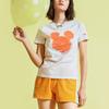 Li-Ning Футболка с короткими рукавами и силуэтом Disney Kung Fu Mickey, женские топы, стандартный белый AHSQ144-4