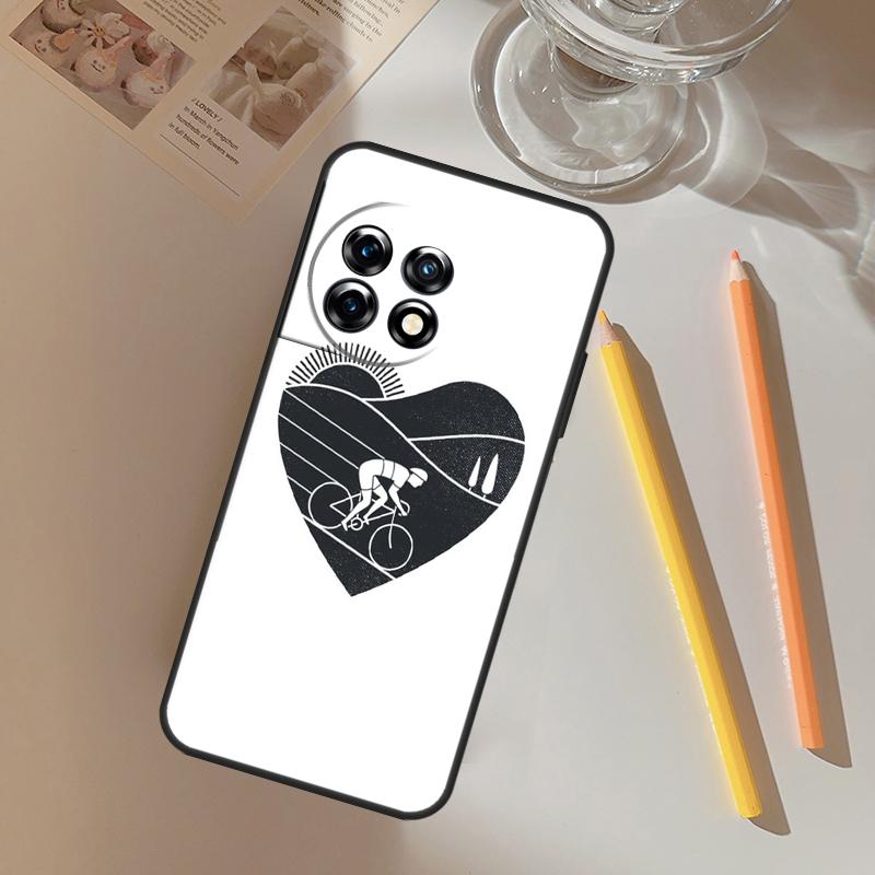 Love Cycling Road Bike Funda For OnePlus 13 13R 12 R 11 9 10 Pro 8T 9RT 10T OnePlus Nord 4 CE 2 3 Lite N20 N30 Case