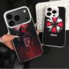 Мягкий чехол для телефона R-Resident-Evil для iPhone 15 16 17 Pro Max 17Air 16E 14 Plus 13 12 Mini Ударопрочный чехол Задняя крышка