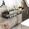 Black Kitchen Shelf  Screw Installation Makeup Organizer Mental Corner Shelf Storage Shelf Shower Wall Rack Bathroom 811780