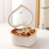 Креативная музыкальная шкатулка для драгоценностей, декоративное легкое настольное украшение