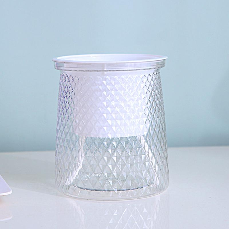 Self Watering Flowerpot Indoor Hydroponic Plants Succulent Pot Mini Planter Pots Tabletop Home Bonsai Flower Pot Decor