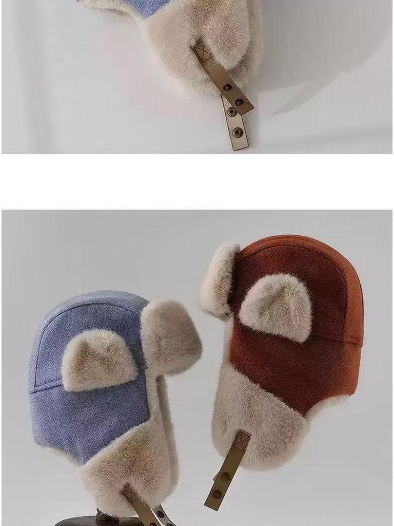 Шапка с теплой флисовой подкладкой и защитой ушей для зимних видов спорта на открытом воздухе
