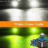1PC 12V Laser Lens H7 H11 H8 H9 9006 HB4 Car Lens Headlight Led Fog Light Bulb LED Lamp White Yellow Ice Blue Turbo Fog Light