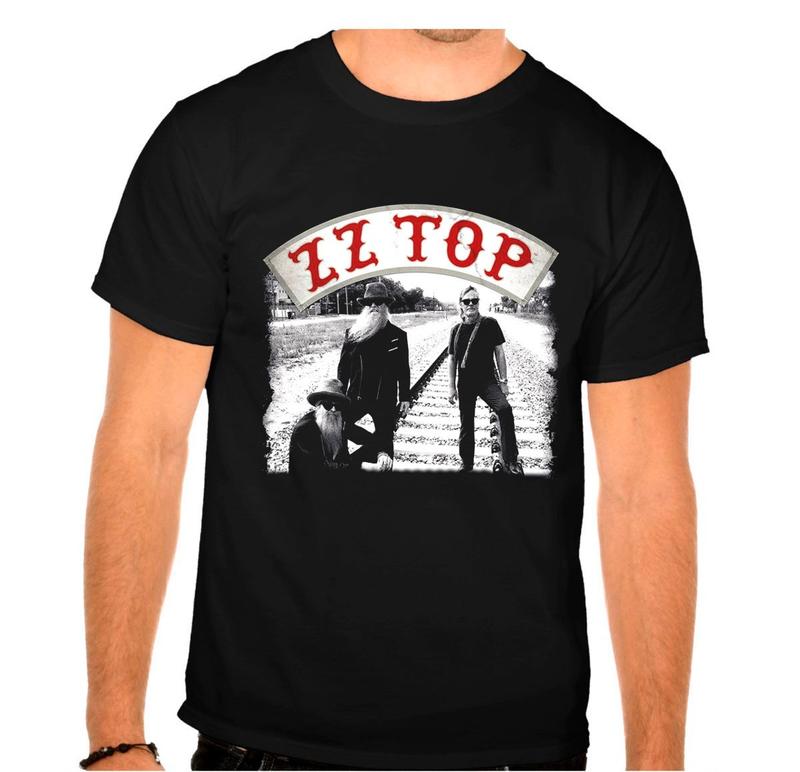 ZZ TOP ZZTOP Rock Band Rock Music Black Unisex T-Shirt