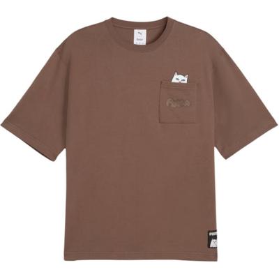 Ripndip FW25 Футболка с коротким рукавом и круглым вырезом свободного кроя, унисекс, топы 633779-41