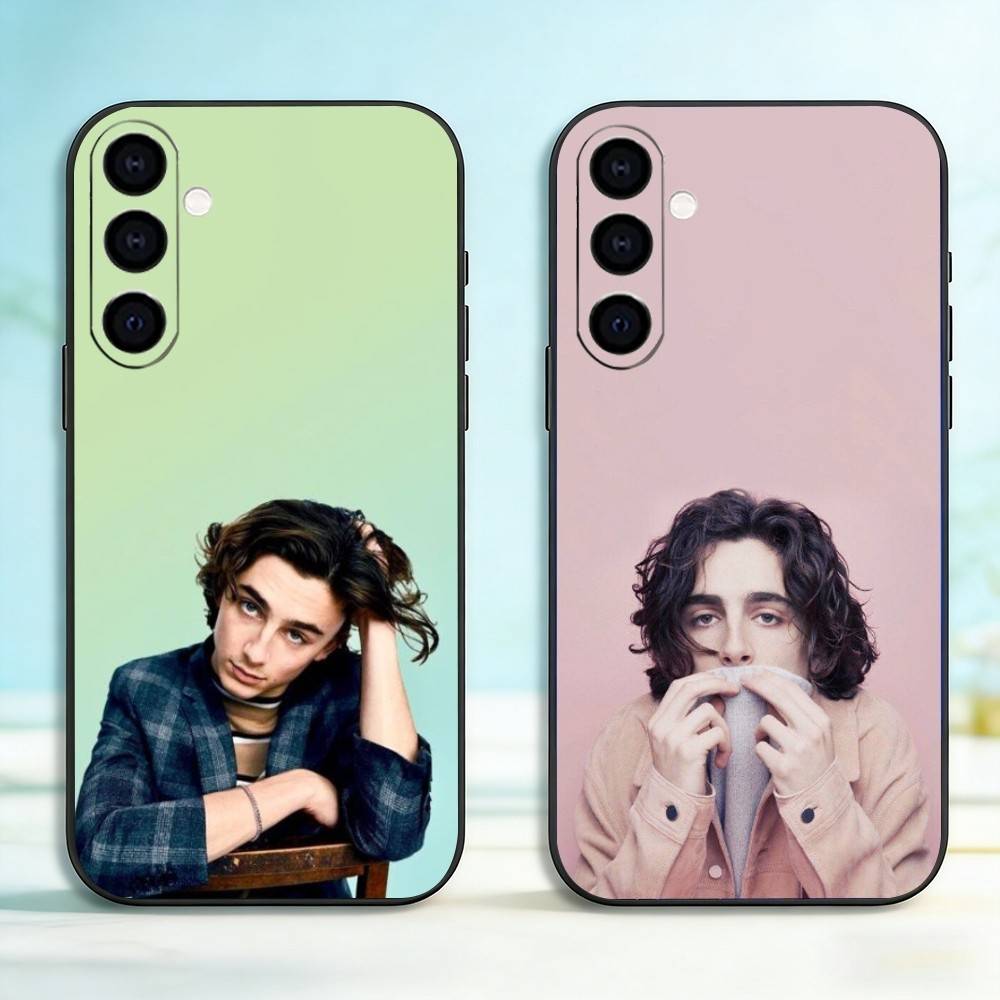 Actor T-Timothée Chalamet Phone Case For Samsung Galaxy A73,A72,A71,A70,A53,A52,A51,Others Soft Black Cover