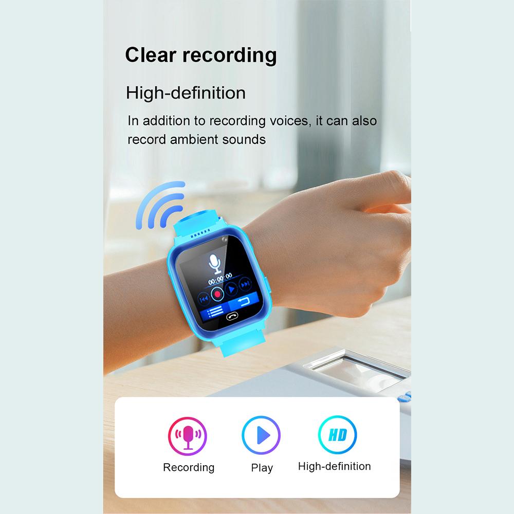 Детские умные часы с камерой, игры, видео/музыкальный плеер, фонарики, калькулятор, будильник, детская игрушка с сенсорным экраном, умные часы