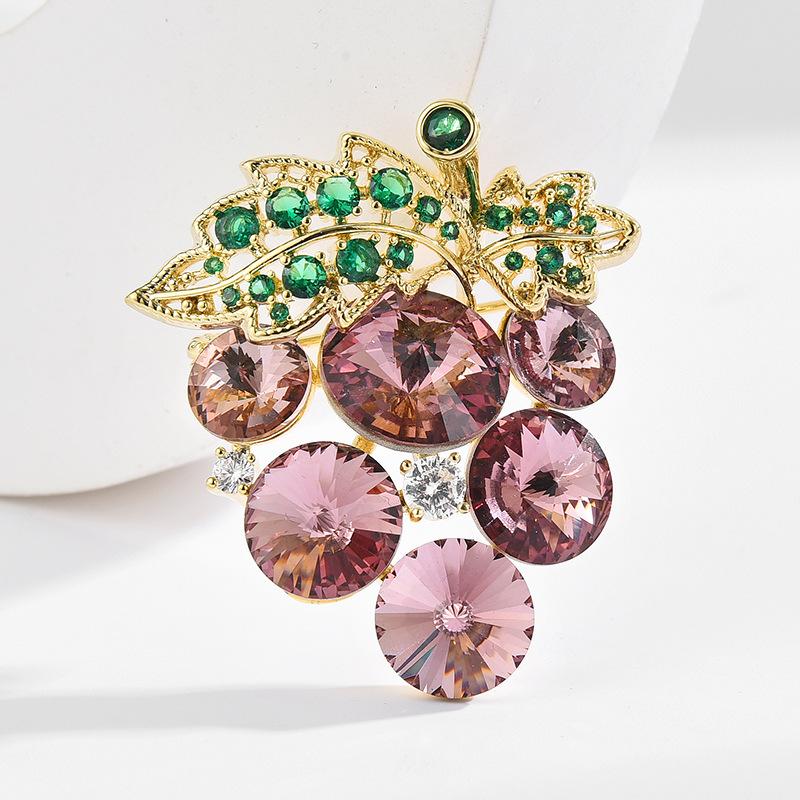 Senior Brooches Flower Leaf Brooch Pins for Women Suit Pendant  Fashion Brooches Jewelry
