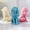 Силиконовая форма для свечей Weiwu Xionglion, 3D сидящий лев, для ароматерапии, гипса, мыла, смолы, поделок, домашнего декора, подарок