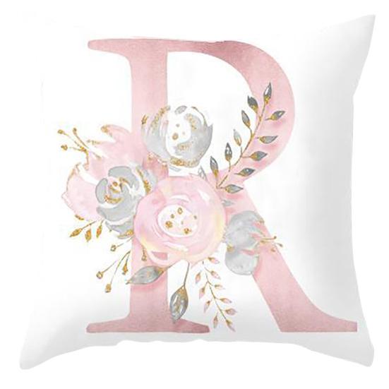 Английский алфавит с цветочным принтом наволочка на пояс наволочка для свадебной кровати