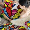 Цвета R-Romero B-Britto Арт Персонализированная Наволочка Детская Спальня Декор Дикой Вечеринки Наволочка Подарок на День Рождения Ребенка