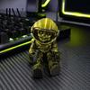 3D-печатное украшение-скелет, фигурка астронавта-черепа, шарнирная фигурка космонавта, украшение для витрины, Хэллоуин, подвижные суставы для