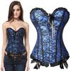 Женский атласный корсет-бюстье с шнуровкой сзади, на косточках, с G-стрингами, боди для формирования фигуры, размер S-6XL, новый стиль