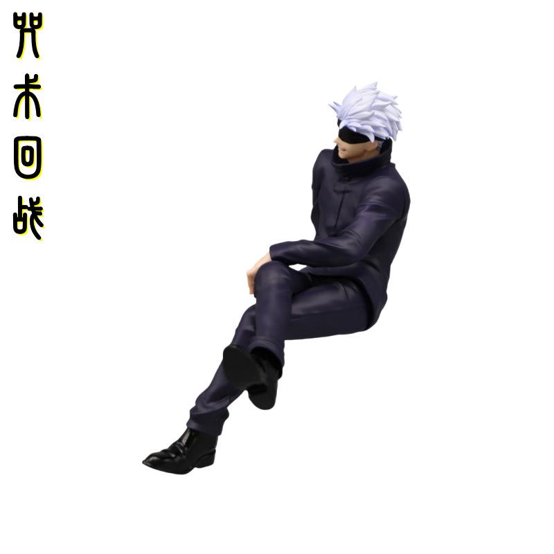13 см Японская Аниме Jujutsu Kaisen Фигурка Годжо Сатору Фигурка Действия ПВХ Модель Игрушки Коллекционная Статуэтка Стопор для Лапши Подарок для Детей